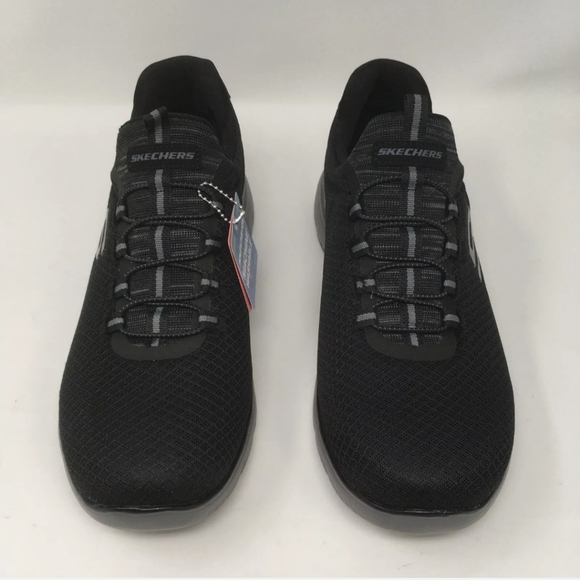 Skechers Summits Slip On Sneakers Blk/Charcoal - Picture 2 of 5